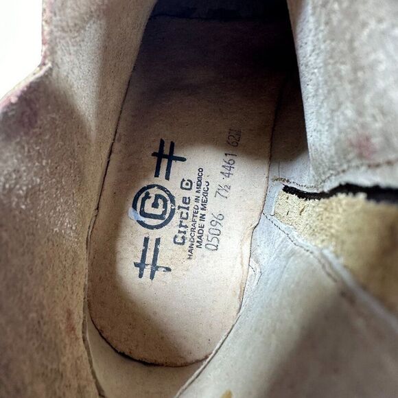 Circle G by Corral Ladies Studded Straps Bootie Shoe Q5096 Womens Size 7.5 Cogna - Picture 10 of 14